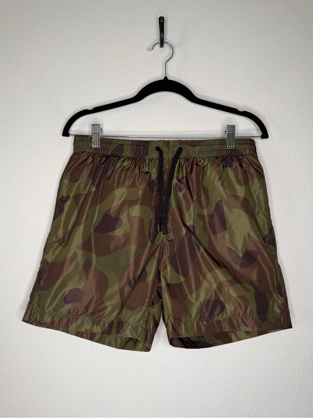 Everest Isles Camo Swim Trunks ECONYL Nylon Green Brown Size M